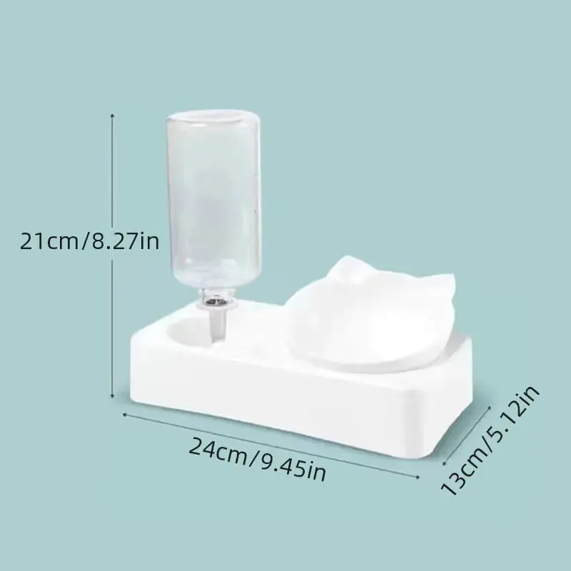 15 Tilt Pet Bowl Protect your Dog s Neck and Spine Automatic Feeder for Food and Water Pet Feeding Supplies