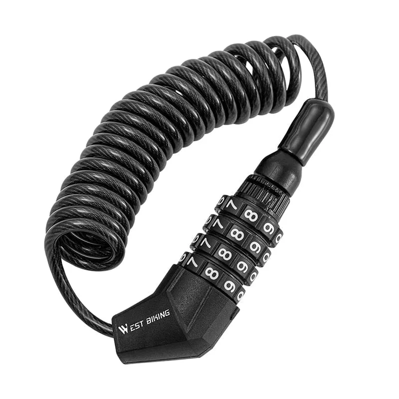 4 Digit Password Mini Helmet Bag Lock