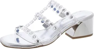 Anne Klein Womens Slip On Padded Insole Block Heel