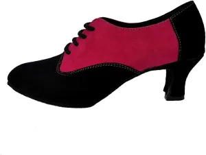 AOQUNFS Women Latin Ballroom Dance Shoes Lace-up Modern Salsa Practice Dance Shoes,Model ZYX305