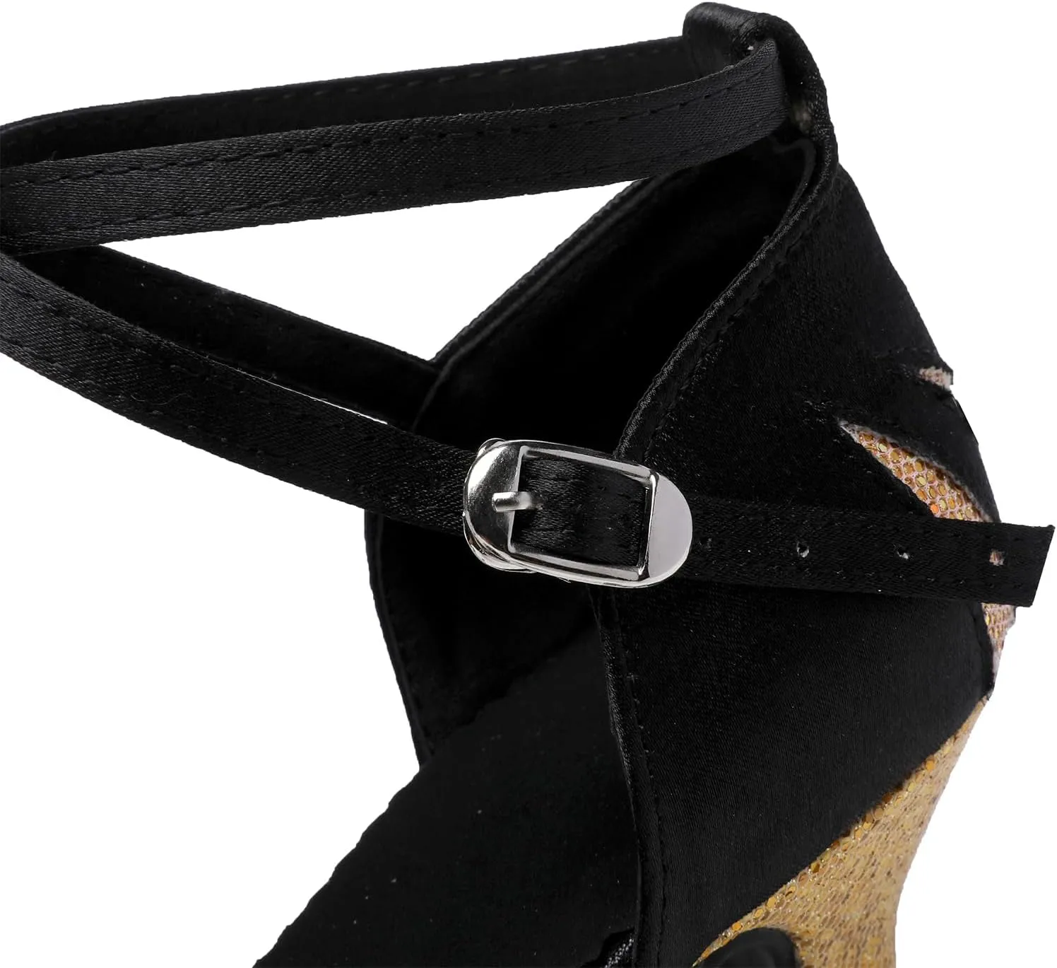AOQUNFS Women's Latin Dance Shoes Colsed Toe Ballroom Modern Salsa Practice Dance Shoes