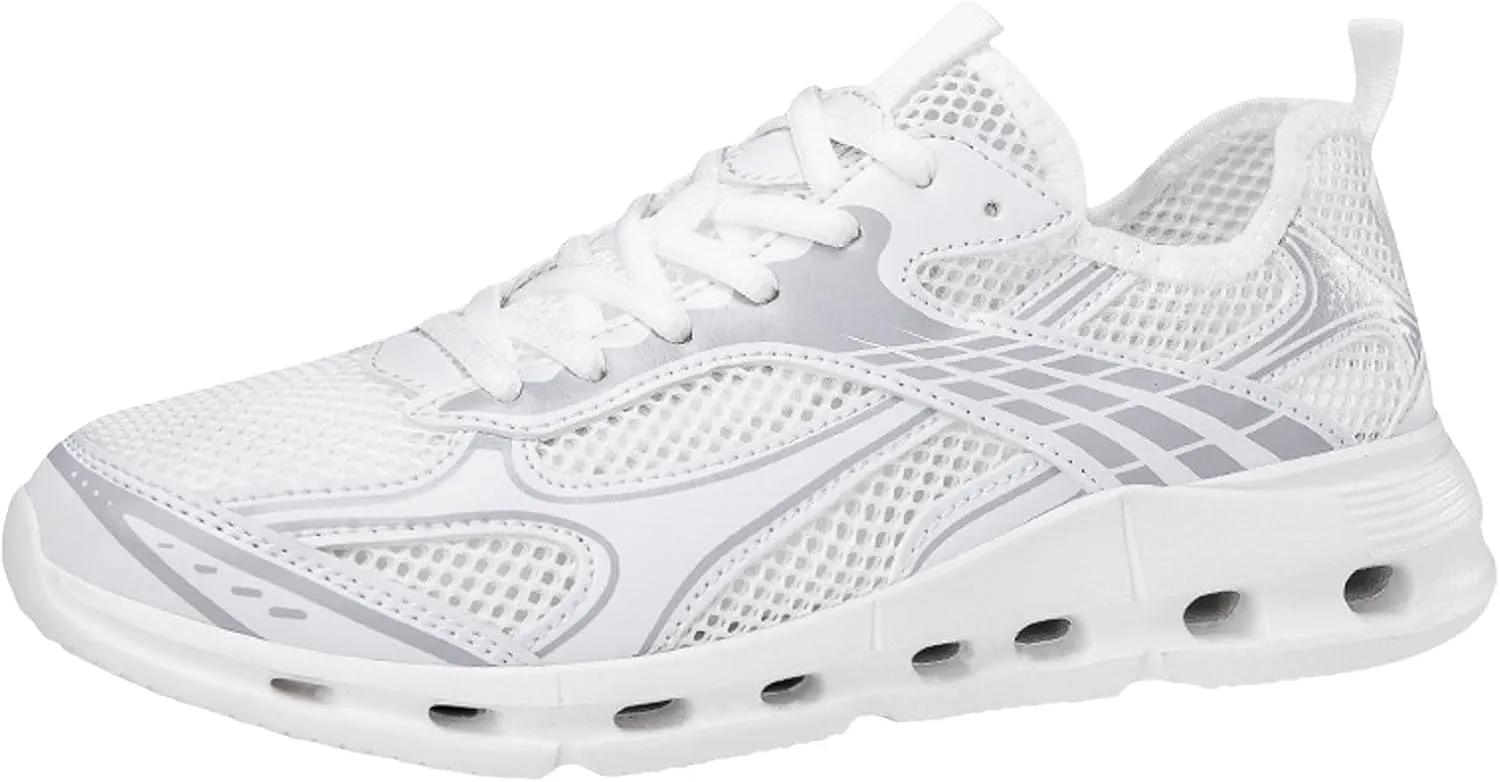 Arch Support Fitness Sneaker for Men Comfortable Breathable Lace Up Sneaker Men's Lightweight Cushion Sneakers