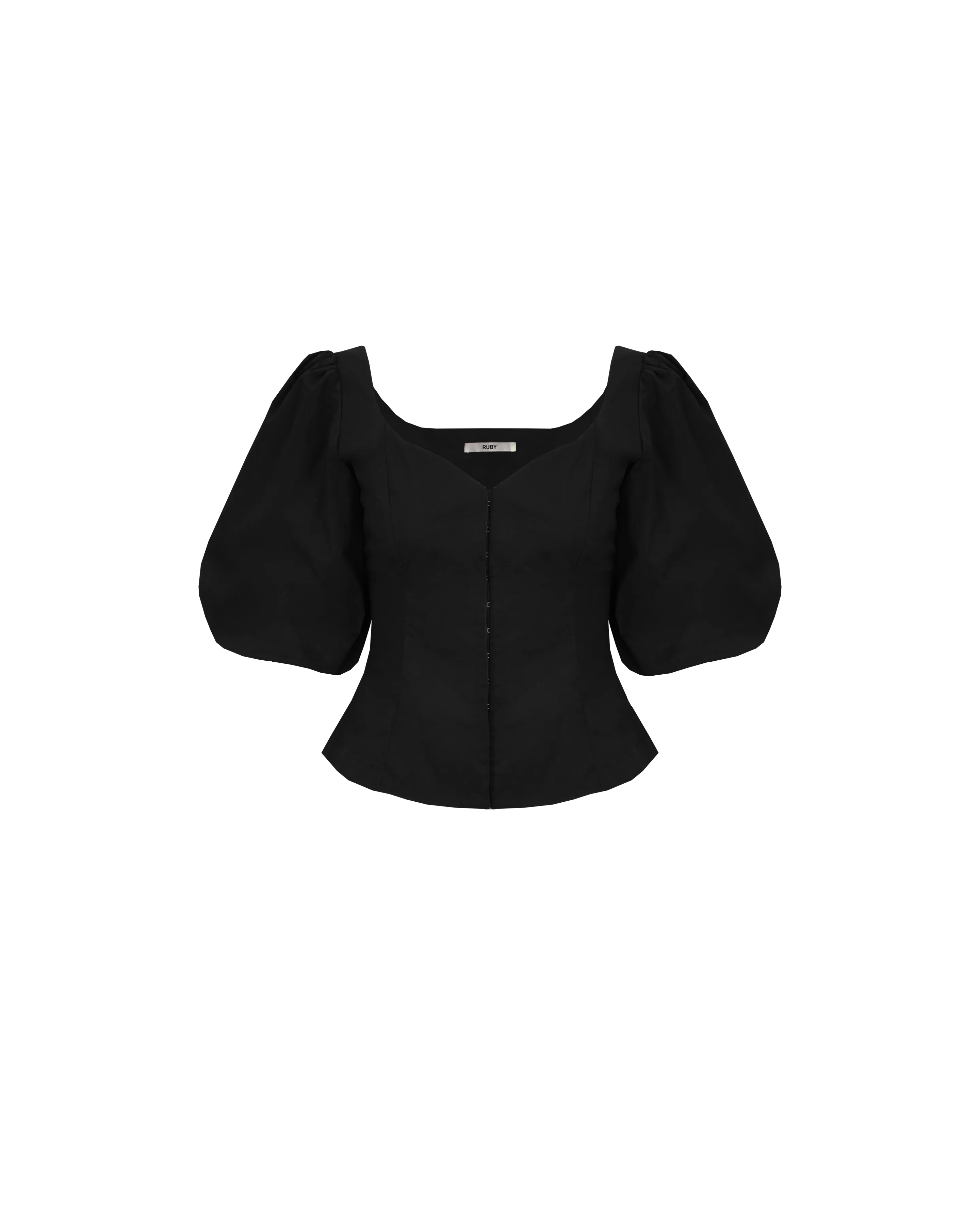 ARIEL BLOUSE BLACK