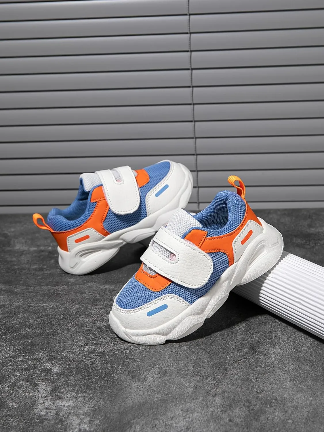 Baby Boy Girl Shoes Toddler 1-3 Years Kids Cute Breathable Comfortable Lightweight Outdoor Walking Sneakers Adjustable Hook and Loop Low Top Mesh Ant-Slip Sport