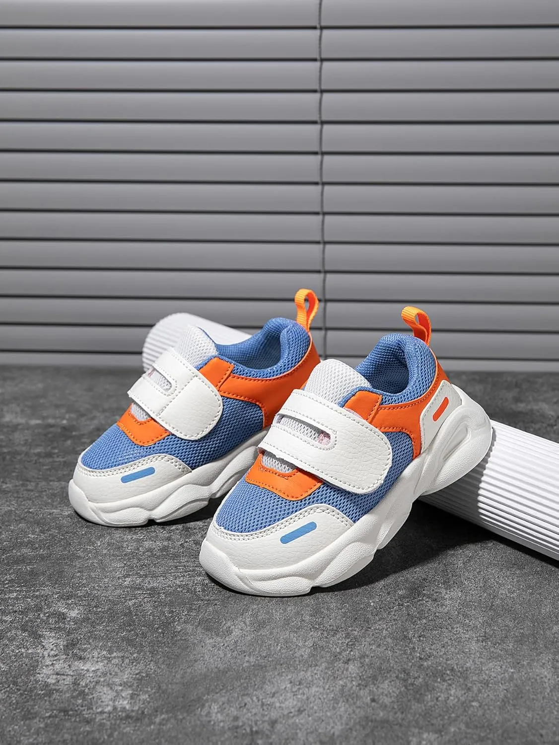 Baby Boy Girl Shoes Toddler 1-3 Years Kids Cute Breathable Comfortable Lightweight Outdoor Walking Sneakers Adjustable Hook and Loop Low Top Mesh Ant-Slip Sport