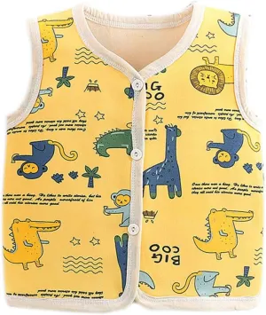 Baby to Toddler Girls Boys Fleece Vests Unisex Infants Sleeveless Waistcoat Fall Winter Spring