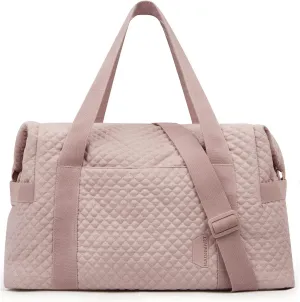 BAGSMART Large Gym Bag with Yoga Mat Buckle, Weekender Overnight Bag for Women, Travel Duffle Bag for Travel Essentials, Carry On Tote Bag Hospital Bag for Labor and Delivery
