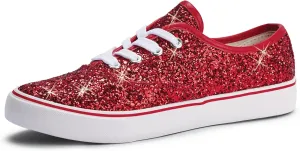 Balera Glitter Low-Top Sneakers for Girls & Women Perfect for Dance