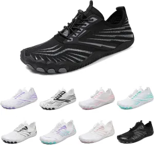 Barefoot Shoes Women Men Non Slip Wide Toe Box Waterproof Running Sneakers Athletic Workout Couple Shoe Hiking Travel Fishing Grounded Footwear Unisex Outdoor Casual Zero Drop Sneaker