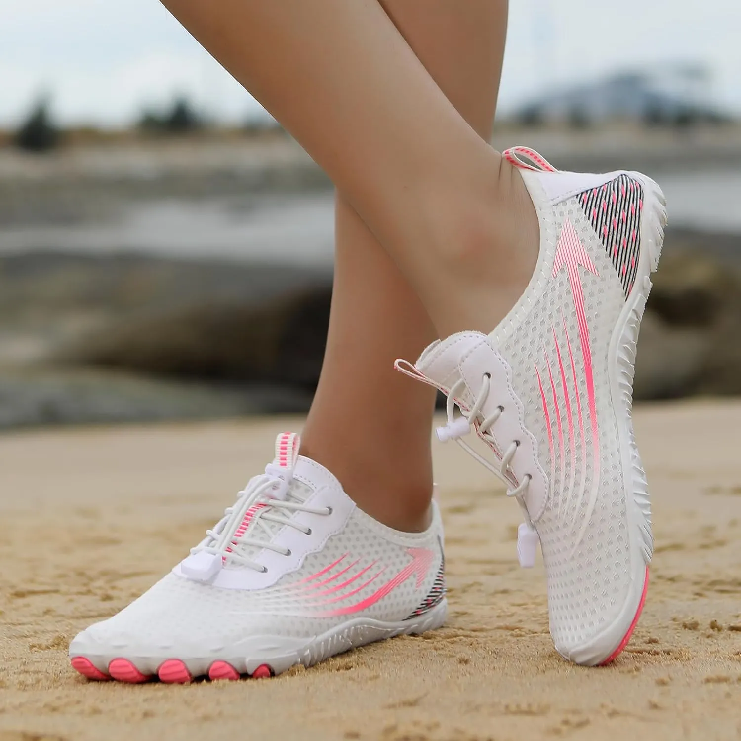 Barefoot Shoes Womens Mens Pro Water Shoe Lightweight Travel Shoe Wide Toe Box Non-Slip Breathable Zero Drop Beach Surf Water Shoes