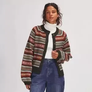 Basin and Range Fair Isle Stripe Crewneck Cardigan