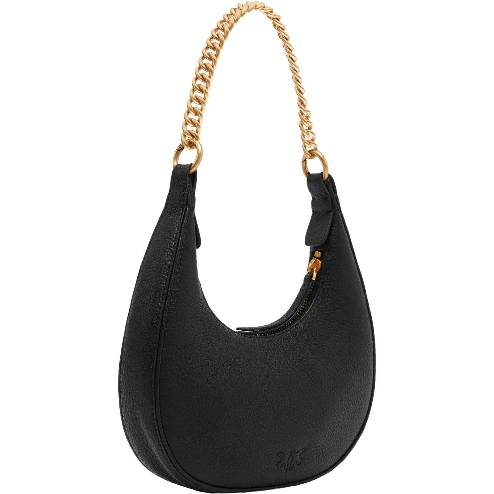 Borse a mano Donna Pinko - Brioche Hobo Mini Pelle Bottal - Nero