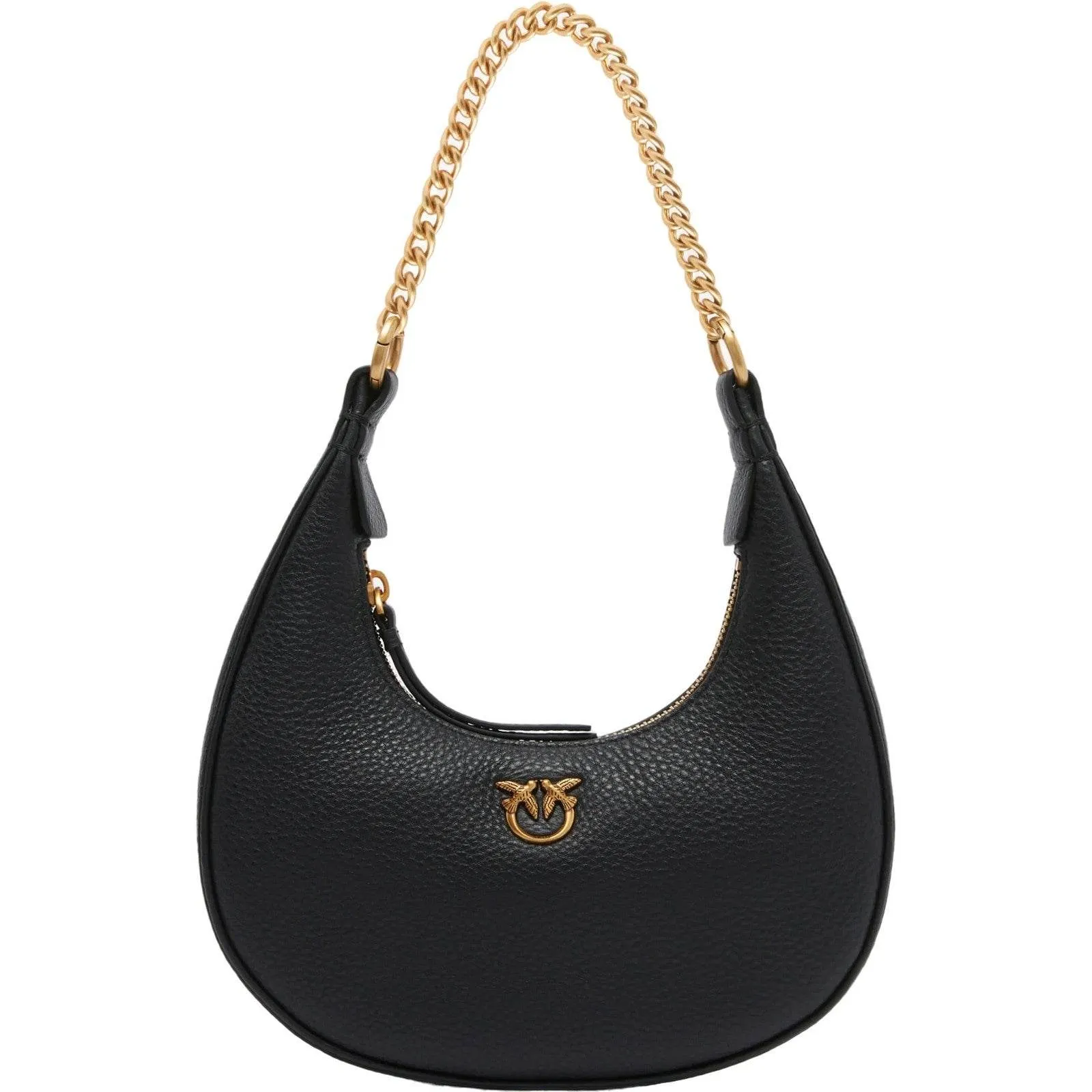 Borse a mano Donna Pinko - Brioche Hobo Mini Pelle Bottal - Nero