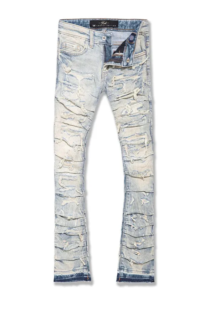 Boys Stacked Jeans (Antique) - JTF1157BANT
