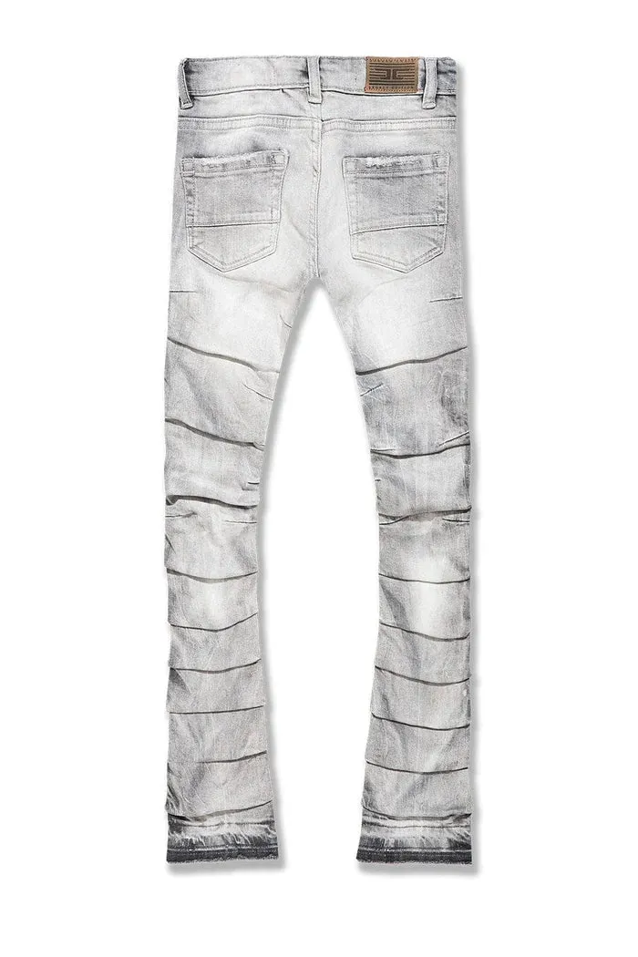 Boys Stacked Jeans (Arctic Grey) - JTF1157BAG