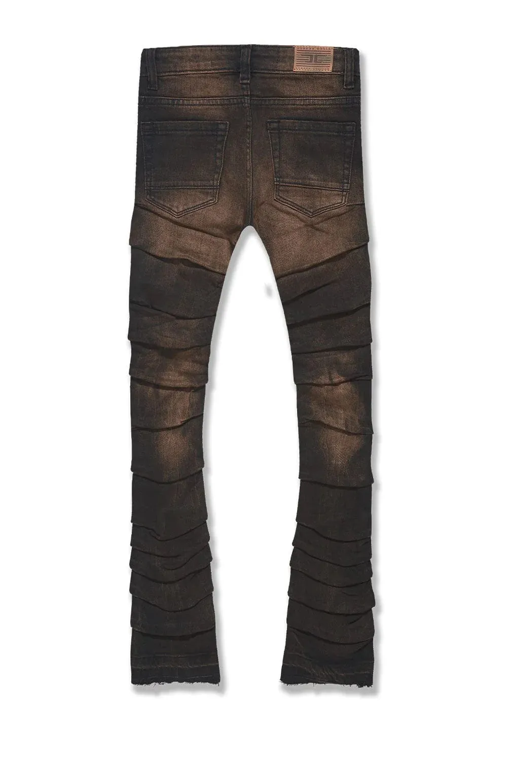 Boys Stacked Jeans (Copper Black) - JTF1157BCB