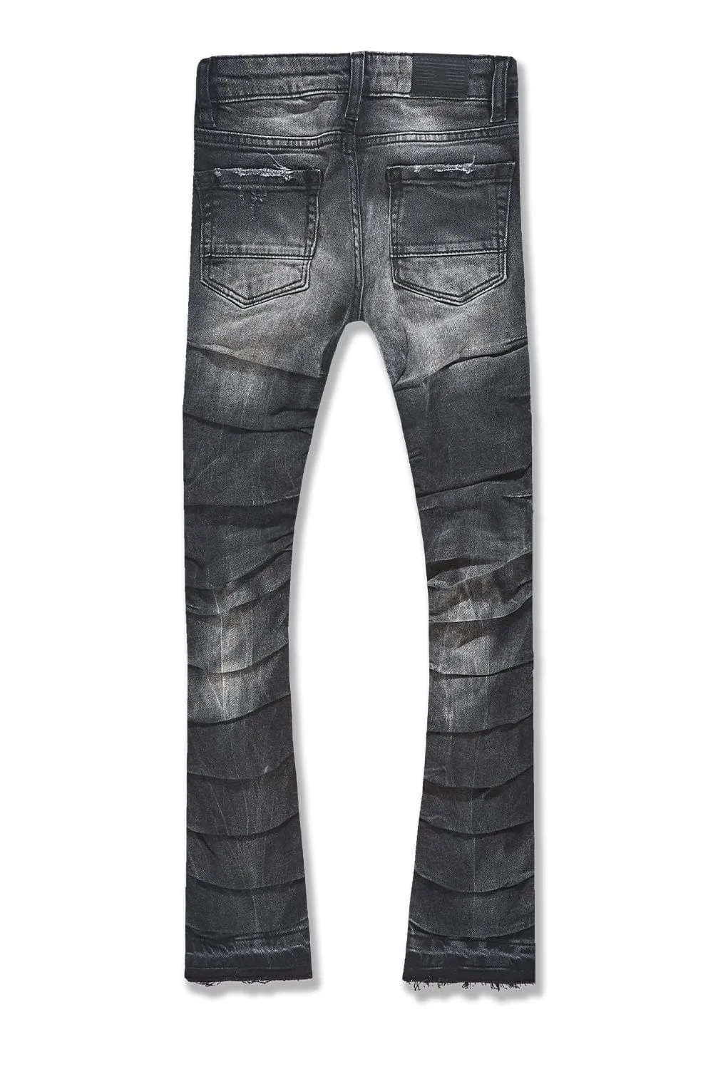 Boys Stacked Pants (Black Shadow) - JCJTF1157BBS