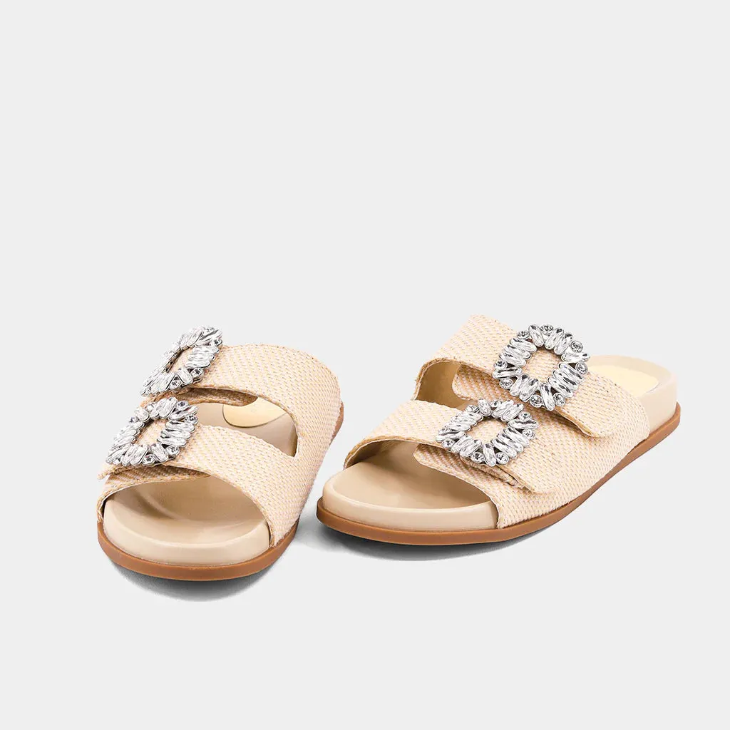 Bridget Sandals | Bone Woven
