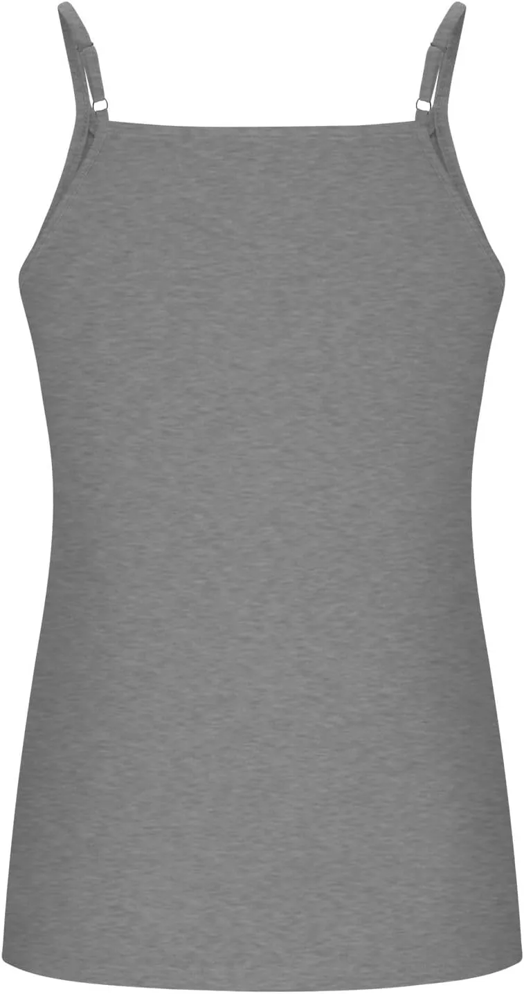 Cami Tank Tops for Women Swing Flowy Spaghetti Strap Tanks Button Down Sleeveless Trending T-Shirts Blouses Tees