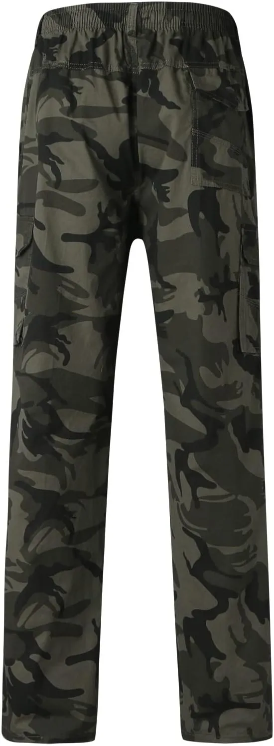 Cargo Pants for Men,Mens Outdoor Sweatpants Lightweight Tactical Pant Hiking Jogger Classic Fit Multi Pockets