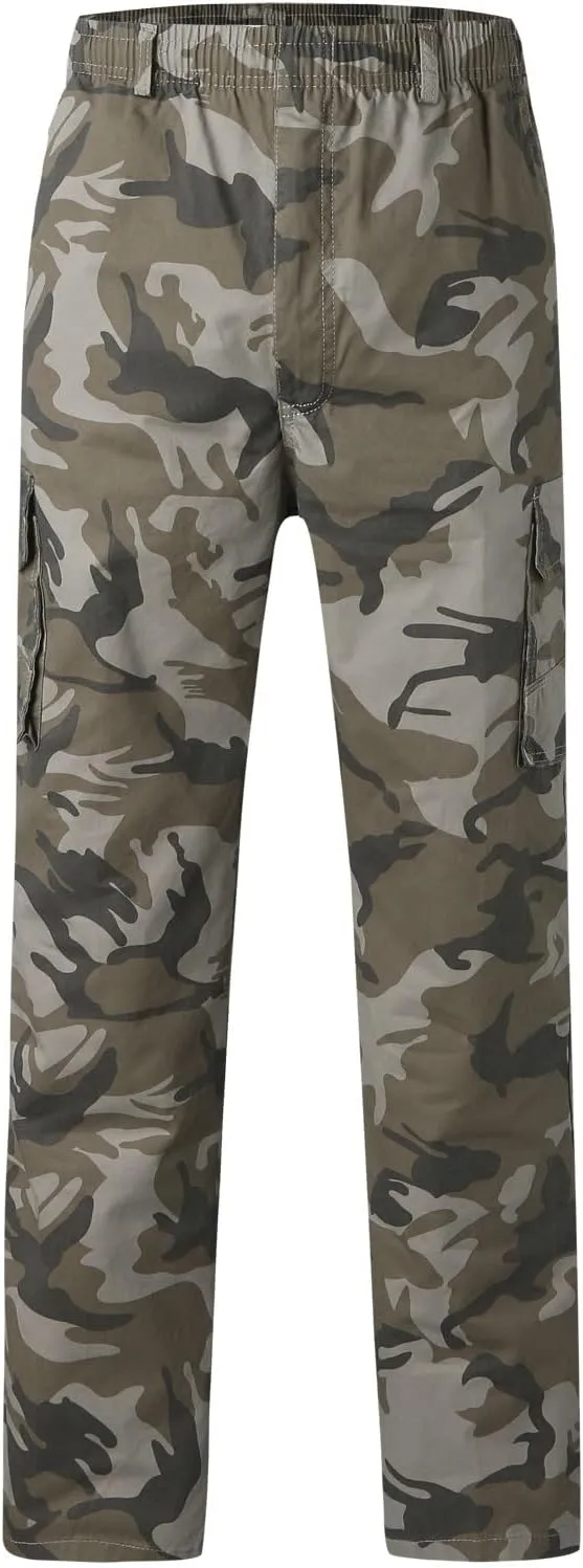 Cargo Pants for Men,Mens Outdoor Sweatpants Lightweight Tactical Pant Hiking Jogger Classic Fit Multi Pockets