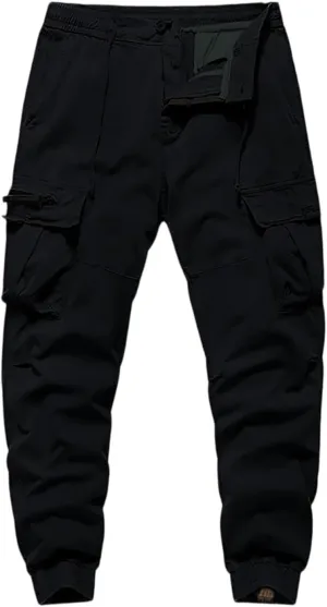Cargo Work Pants for Men Moisture Wicking Joggers Hunting Stretch Trousers Fishing Scrub Pants Running