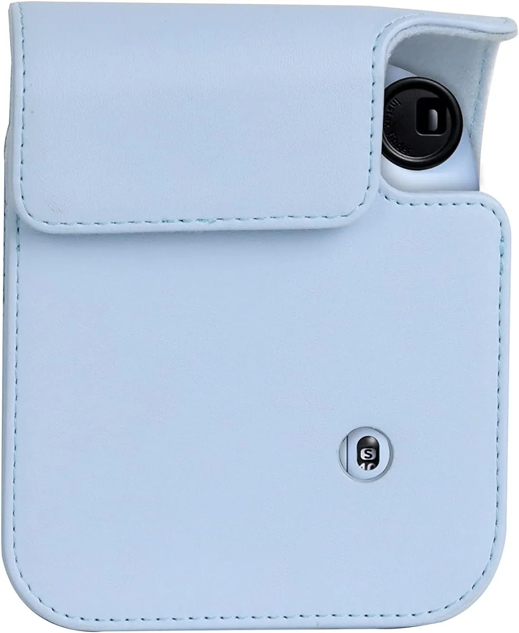 Case Cover for Fujifilm Instax Mini 12 Instant Camera, PU Bag Cover with Removable Strap Camera Case for Fujifilm Instax Mini 12 (Blue)