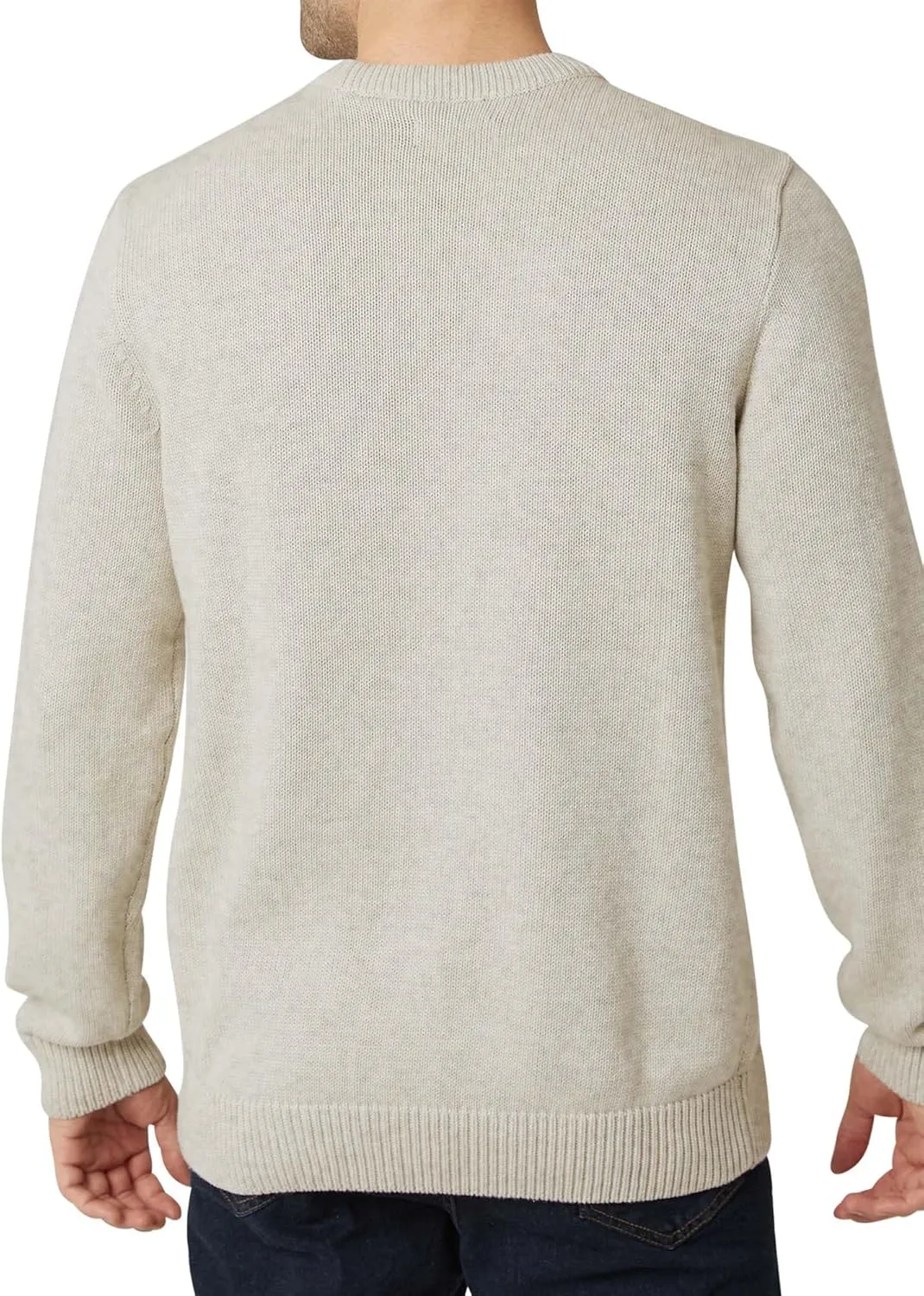 Chaps Men's Sweater - Heavyweight Classic Fit Knitted Cotton Crewneck Pullover Sweater for Men (Sizes: S-2XL)