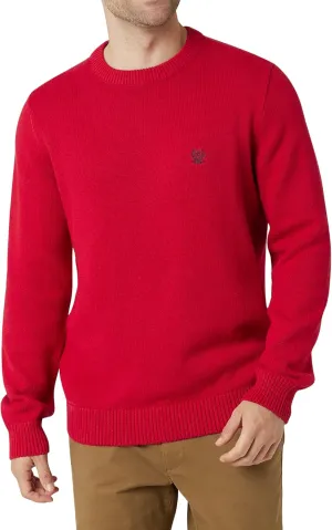 Chaps Men's Sweater - Heavyweight Classic Fit Knitted Cotton Crewneck Pullover Sweater for Men (Sizes: S-2XL)