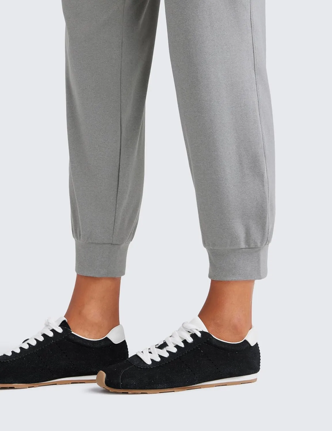 CRZ YOGA Cloud Jersey Joggers Sweatpants Women 25" Capri Casual Lounge Pajama Workout Sweat Pants with Pockets