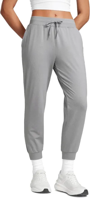 CRZ YOGA Cloud Jersey Joggers Sweatpants Women 25" Capri Casual Lounge Pajama Workout Sweat Pants with Pockets