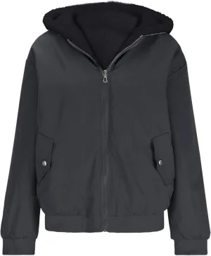 Dademeo Women Hooded Long Down Coat Winter Fashion Long Sleeve Zipper Pocket Overcoat Long 2023 Trendy Warm Cotton Jacket