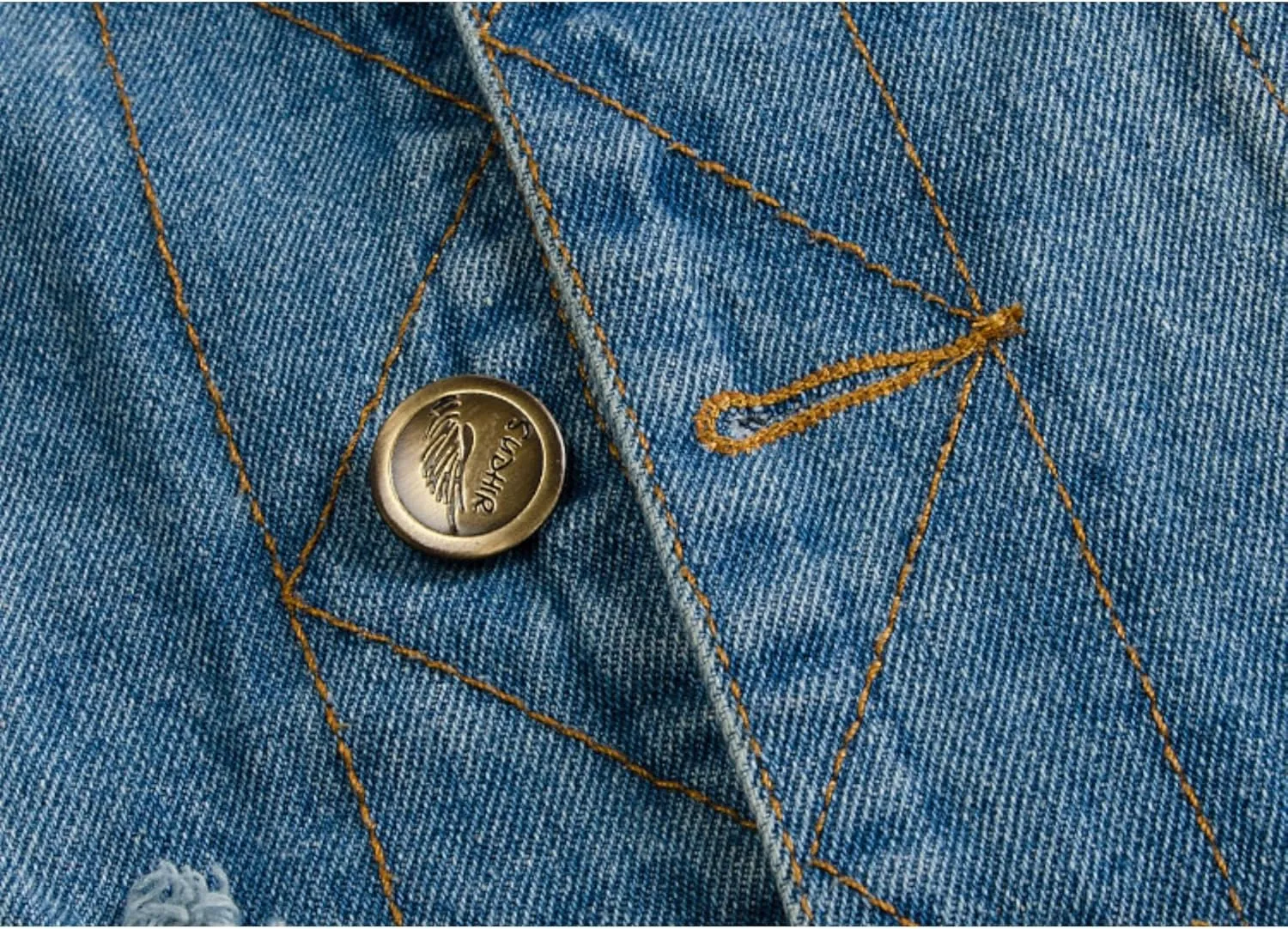 Denim Vest for Men Casual Sleeveless Button Down Denim Jacket Lapel Vintage Trucker Jeans Vests