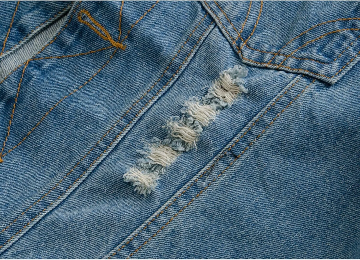 Denim Vest for Men Casual Sleeveless Button Down Denim Jacket Lapel Vintage Trucker Jeans Vests