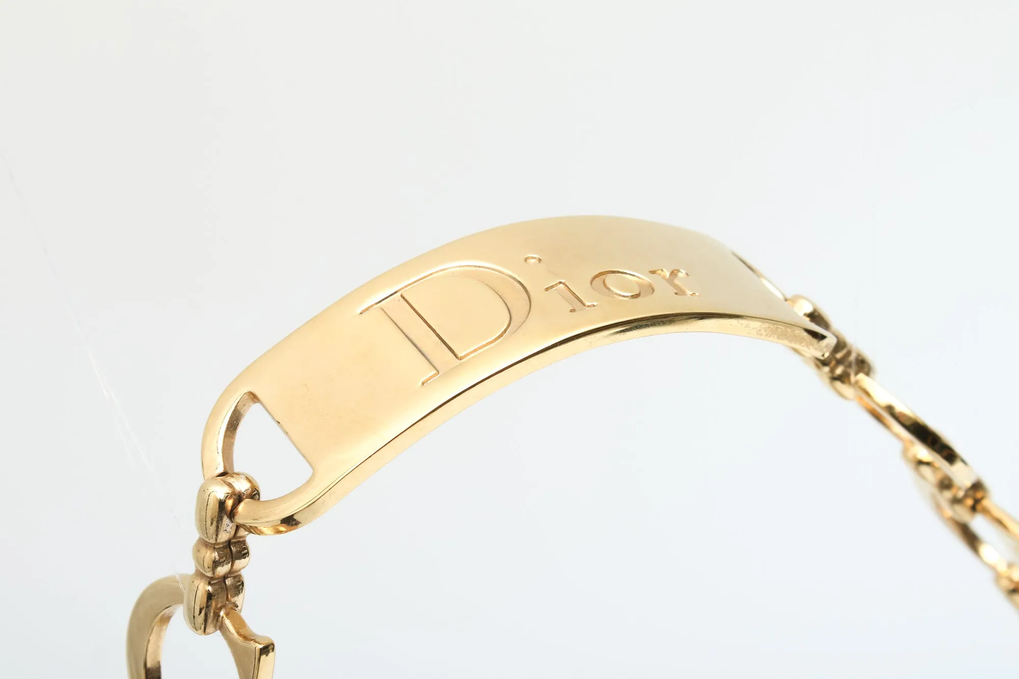 Dior Ostrich Mini Saddle Bag