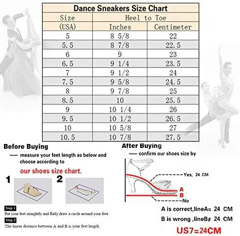 DKZSYIM Women's Split Sole Dance Sneaker/Modern Jazz Ballroom Performance Dance-Sneakers Sports Shoes,Model CMJ-FJW