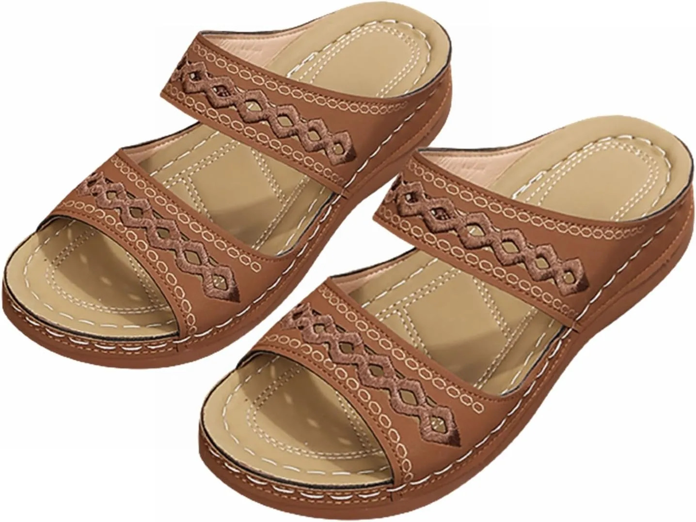 Flip Flops Arch Support Womens Platform Sandals Women Chunky Heel 2023 Sandals for Woman