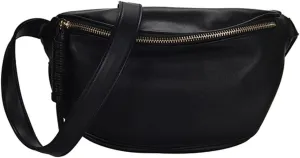 FMURY PU Leather Ladies Belt Bag Waist Pack Women Waist Bag Fanny Pack Capacity Crossbody Chest Bags