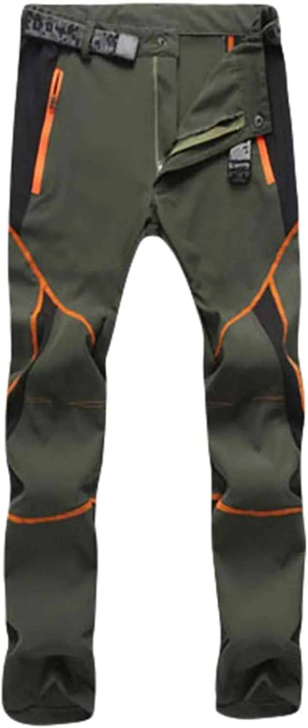 GIERIDUC Men's Fleece Cargo Sweatpants Mens Faux Leather Skinny Jeans Moisture Wicking Dress Pants Mens Cropped Chino Pants