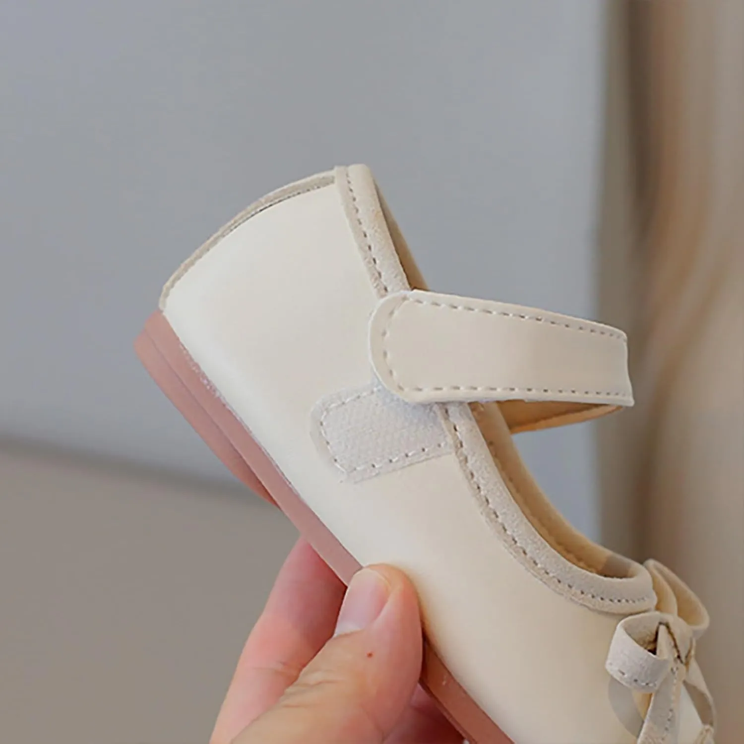 Glittery Mary Jane Flat for Toddler Girls Little-Kids Princess Wedding Ballet Dress Shoes Soft Strap Ballerina