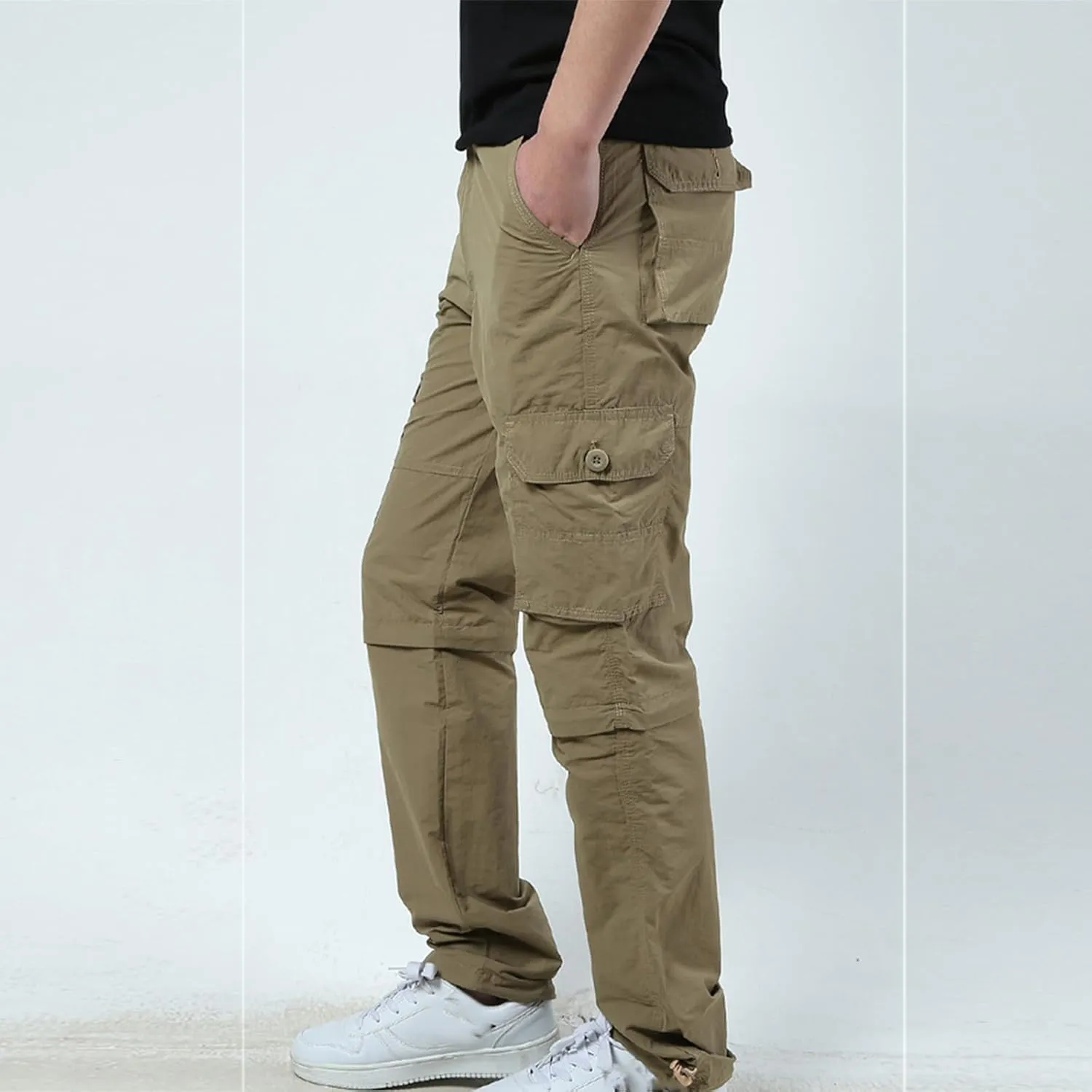 Golf Pants Men Slim Fit Joggers Exercise Moisture Wicking Trousers Outdoor Quick Dry Lounge Pants Scrub Running