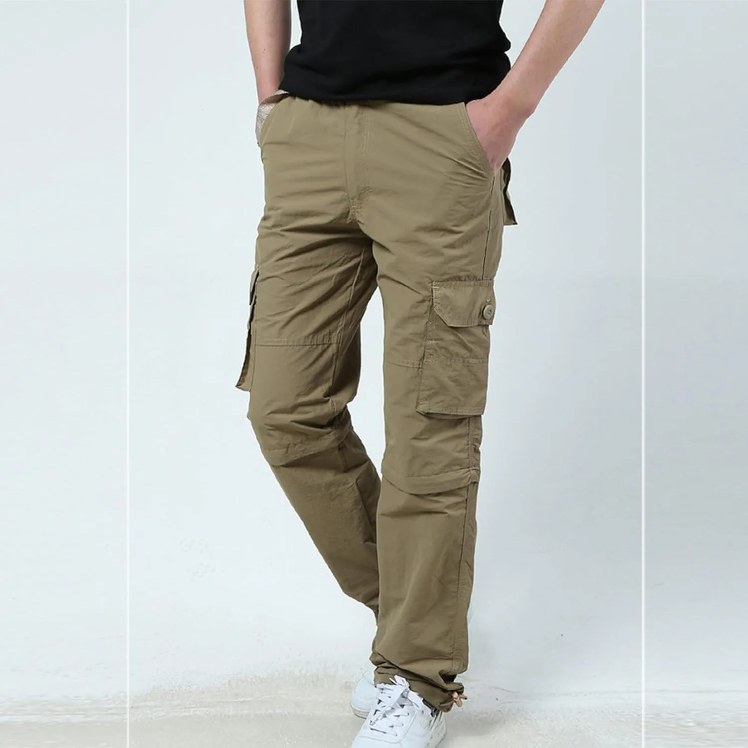Golf Pants Men Slim Fit Joggers Exercise Moisture Wicking Trousers Outdoor Quick Dry Lounge Pants Scrub Running