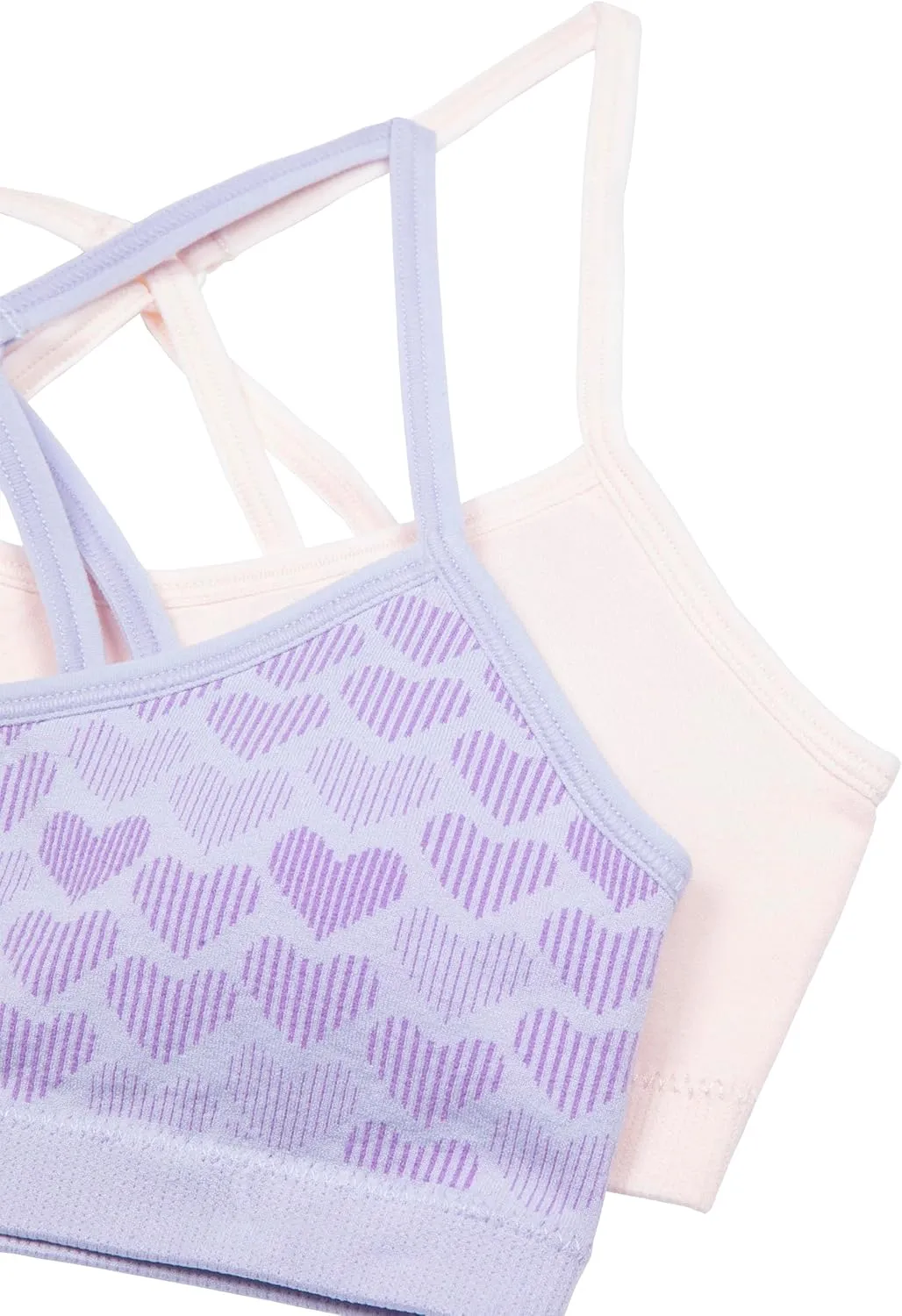 Hanes Girls' ComfortFlex Fit Seamless Racerback Bra 2-Pack