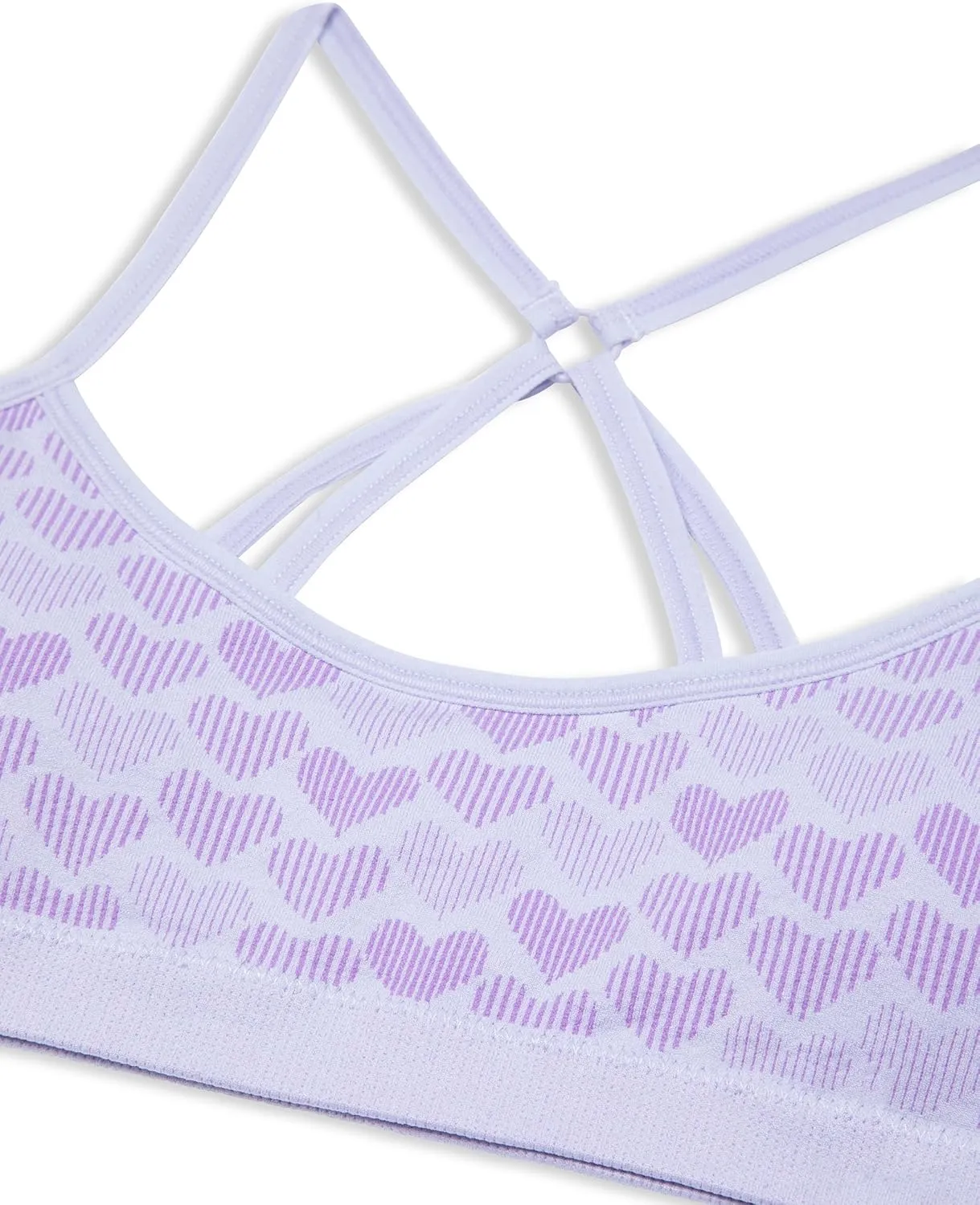 Hanes Girls' ComfortFlex Fit Seamless Racerback Bra 2-Pack