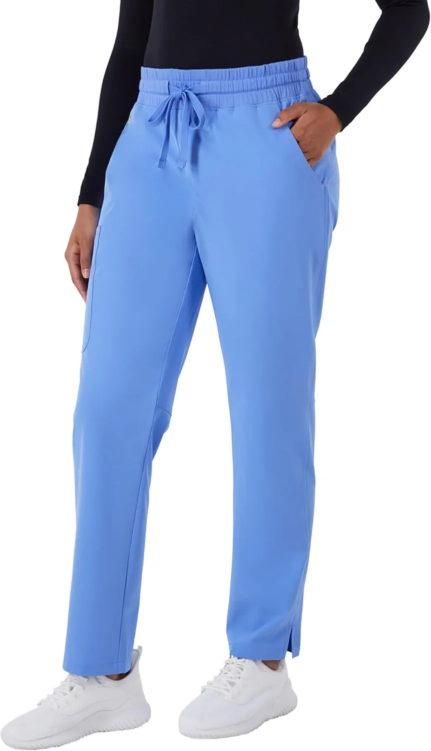 Hanes Women's Comfort Fit Scrub Pants, Moisture-Wicking Healthcare Scrubs for Women, 3 Pockets