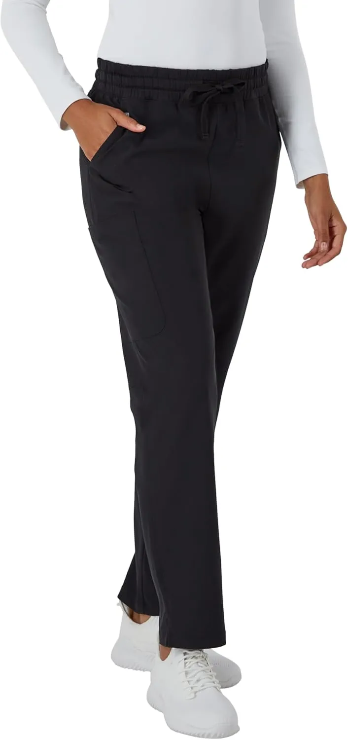 Hanes Women's Comfort Fit Scrub Pants, Moisture-Wicking Healthcare Scrubs for Women, 3 Pockets