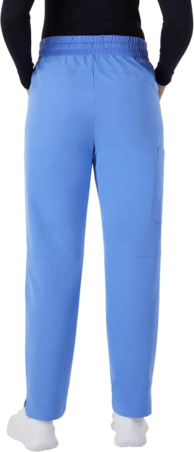 Hanes Women's Comfort Fit Scrub Pants, Moisture-Wicking Healthcare Scrubs for Women, 3 Pockets
