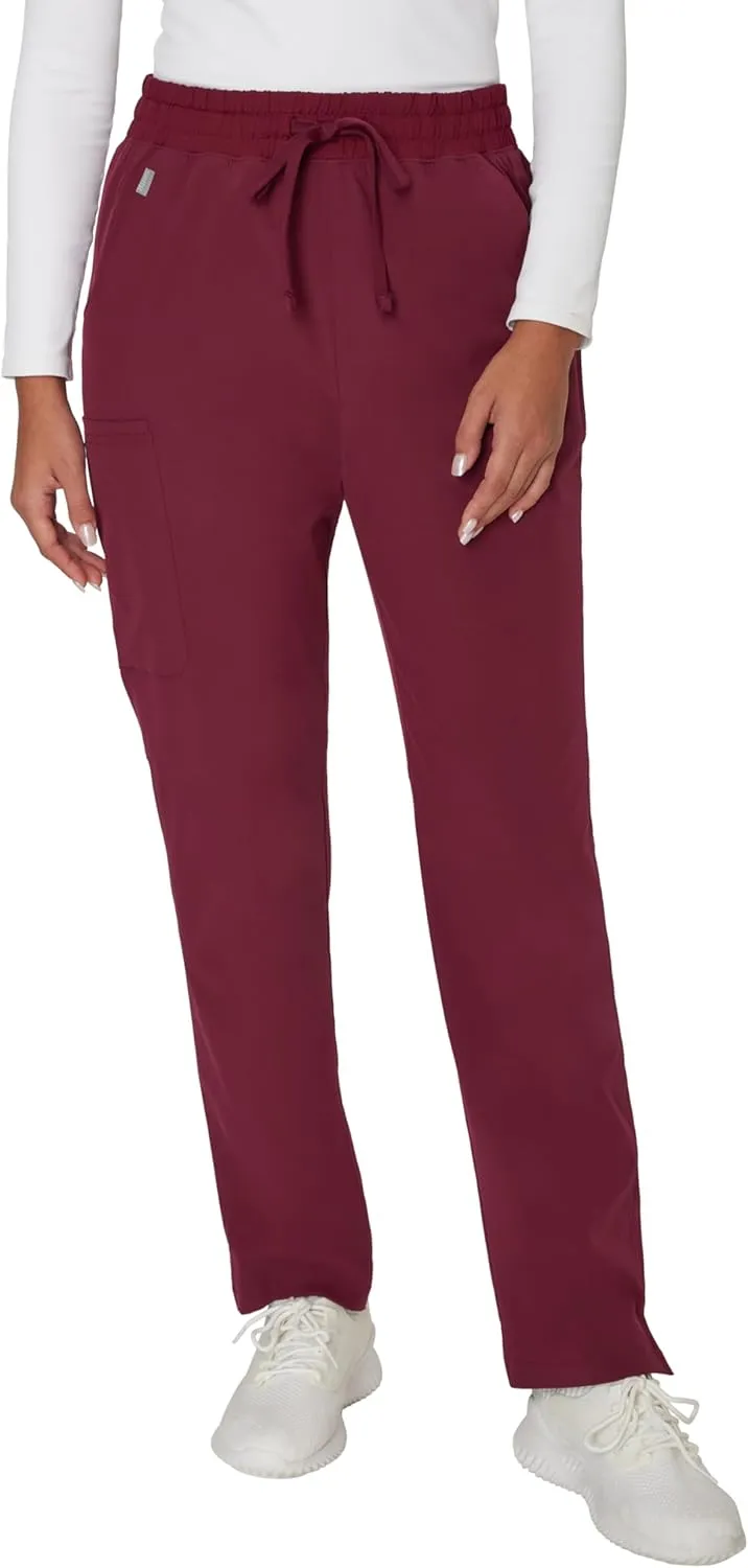 Hanes Women's Comfort Fit Scrub Pants, Moisture-Wicking Healthcare Scrubs for Women, 3 Pockets