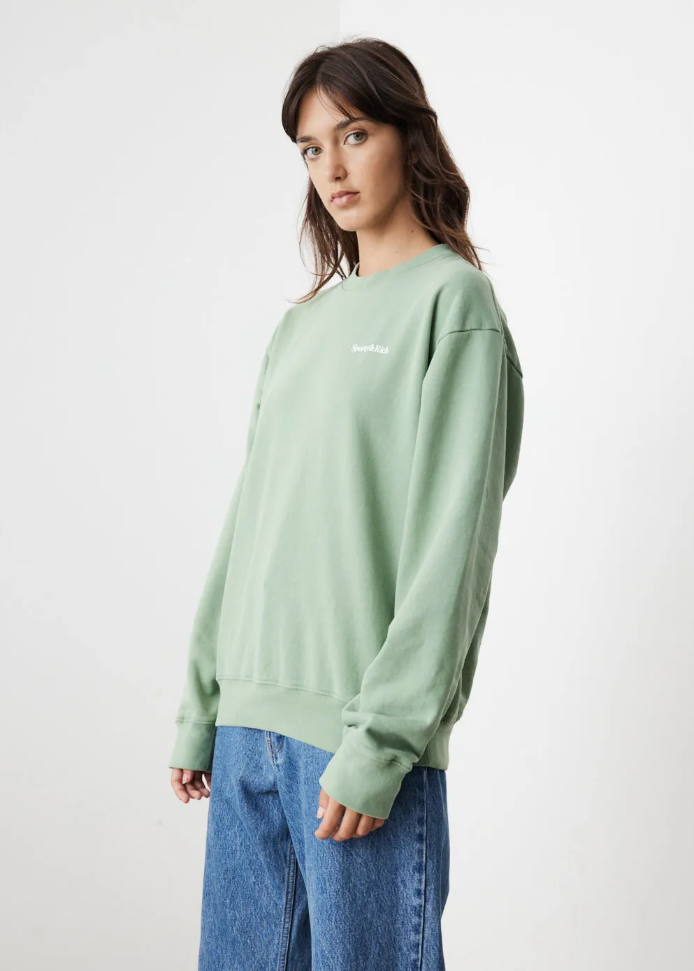 Health Is Wealth Crewneck Sweatshirt