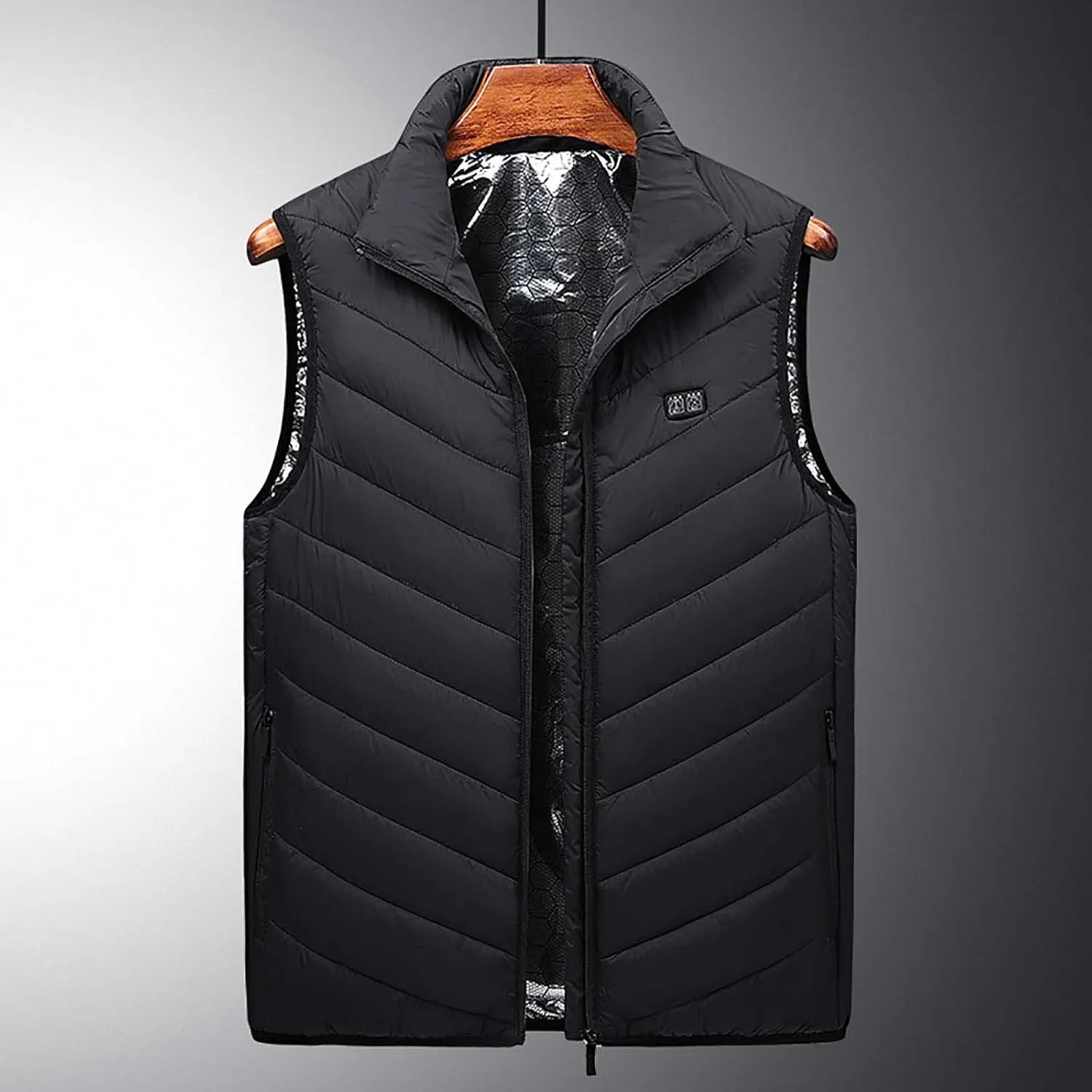 Heated Vest for Men Thermal Jacket Rechargeable Heated Jacket Sleeveless Down Jackets for Women Warm Outdoor Clothing